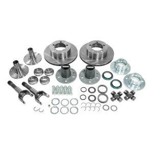 Jeep Wrangler Spin Free Locking Hub Conversion Kit - Front - Yukon Gear & Axle - Dana 30/Dana 44, 27 Spline, 5 X 4.5, WARN Locking Hubs - `84-`06